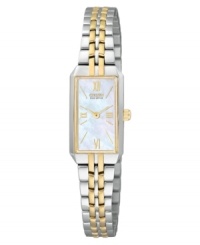 Exceptional quality and luxurious materials combine in this beautiful watch from Citizen. Exceptional quality and luxurious materials combine in this beautiful watch from Citizen.
