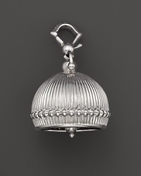 Inspired by Zen philosophy, this intricately detailed, matte finish sterling silver meditation bell from Paul Morelli jingles softly. Inspired by Zen philosophy, this intricately detailed, matte finish sterling silver meditation bell from Paul Morelli jingles softly.