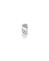 To organize and space your charms, mix in multiples of this sterling silver piece in a wave-and-dot pattern. Donatella is a playful collection of charm bracelets and necklaces that can be personalized to suit your style! Available exclusively at Macy's. To organize and space your charms, mix in multiples of this sterling silver piece in a wave-and-dot pattern. Donatella is a playful collection of charm bracelets and necklaces that can be personalized to suit your style! Available exclusively at Macy's.