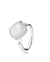 Polished quartzite in a beaded setting makes for a timeless ring. Stacked among your favorite PANDORA styles, it will quickly become your signature statement maker. Polished quartzite in a beaded setting makes for a timeless ring. Stacked among your favorite PANDORA styles, it will quickly become your signature statement maker.