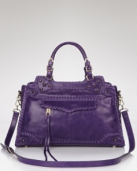 With perfect proportions and achingly cool details, Rebecca Minkoff's leather satchel is just what we've always desired: a daytime bag with cool-girl credentials. With perfect proportions and achingly cool details, Rebecca Minkoff's leather satchel is just what we've always desired: a daytime bag with cool-girl credentials.