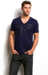 Armani Exchange Shiny Logo Tee Armani Exchange Shiny Logo Tee
