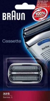 Braun Series 3 Shaver Cassette Silver 32S Braun Series 3 Shaver Cassette Silver 32S