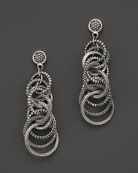Lagos Sterling Silver Tapered Circle Earrings Lagos Sterling Silver Tapered Circle Earrings