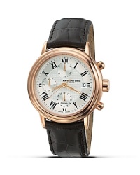 Raymond Weil's Maestro watch is a symphony in classic style. Raymond Weil's Maestro watch is a symphony in classic style.