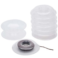 No Tangle Flexible Plastic Thread Bobbins For Kumihimo Or Macrame 2 1/2 Inch (8 Pack) No Tangle Flexible Plastic Thread Bobbins For Kumihimo Or Macrame 2 1/2 Inch (8 Pack)
