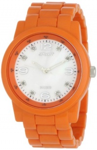 Sprout Women's ST5002MPOR Eco-Friendly Diamond Dial Orange Corn Resin Bracelet Watch Sprout Women's ST5002MPOR Eco-Friendly Diamond Dial Orange Corn Resin Bracelet Watch