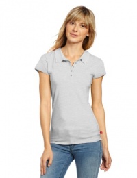 Dickies Girl Juniors Jersey Sleeve Polo Tee Dickies Girl Juniors Jersey Sleeve Polo Tee