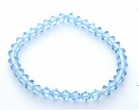 Lymphedema Awareness Light Blue Genuine Swarovski Crystal Bracelet Lymphedema Awareness Light Blue Genuine Swarovski Crystal Bracelet