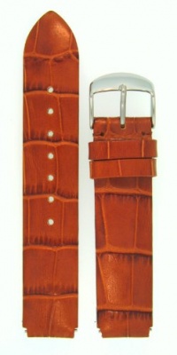 JP Leatherworks Alligator Grain Leather Watchband Fits Philip Stein Large Size 2, 20mm Cinnamon Tan With Spring Bars JP Leatherworks Alligator Grain Leather Watchband Fits Philip Stein Large Size 2, 20mm Cinnamon Tan With Spring Bars