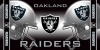 NFL Oakland Raiders Fiber Reactive Beach Towel