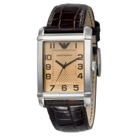 Emporio Armani Brown Leather Strap Mens Watch AR0489 Emporio Armani Brown Leather Strap Mens Watch AR0489