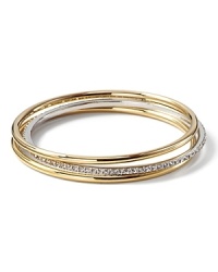 Fabulous layering options from LAUREN by Ralph Lauren. These 3 slim bangles are crafted from polished silver plate with pave crystal rows. Fabulous layering options from LAUREN by Ralph Lauren. These 3 slim bangles are crafted from polished silver plate with pave crystal rows.