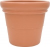 Dynamic Design BP1706DT Barcelona 17-Inch Deluxe Poly Planter, Dark Terra