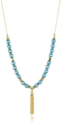 Vanessa Mooney Olivia Tassel Turquoise Necklace Vanessa Mooney Olivia Tassel Turquoise Necklace