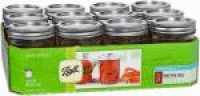 Ball Canning Regular Mouth Half Pint Canning Jar 8 oz. 12-Count Ball Canning Regular Mouth Half Pint Canning Jar 8 oz. 12-Count