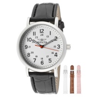 Invicta Women's 12803 Specialty Collection White Dial Leather Watch Set with Four Interchangeable Straps Invicta Women's 12803 Specialty Collection White Dial Leather Watch Set with Four Interchangeable Straps