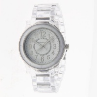 Juicy Couture Women Watch 1900903 HRH Collection Translucent Acrylic Bracelet White Round Dial Juicy Couture Women Watch 1900903 HRH Collection Translucent Acrylic Bracelet White Round Dial