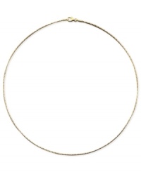 A versatile and beautiful chain necklace in 14k gold. Approximate length: 17-3/4 inches. A versatile and beautiful chain necklace in 14k gold. Approximate length: 17-3/4 inches.