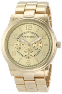 Vernier Women's VNR200 Round Gold-Tone Bracelet Quartz Watch Vernier Women's VNR200 Round Gold-Tone Bracelet Quartz Watch