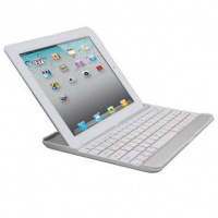 iXCC Aluminum Bluetooth Keyboard Case for Apple iPad 2 and iPad 3 -the New iPad (Silver with White Keys) iXCC Aluminum Bluetooth Keyboard Case for Apple iPad 2 and iPad 3 -the New iPad (Silver with White Keys)