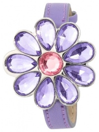 Disney Kids' PN1002 Princess Purple Strap with Flower Shape Cover Watch Disney Kids' PN1002 Princess Purple Strap with Flower Shape Cover Watch