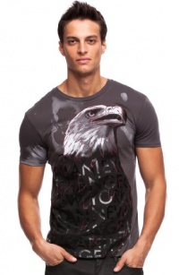 Armani Exchange Outline Eagle Logo T-Shirt Armani Exchange Outline Eagle Logo T-Shirt