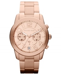 Style in full bloom: a rosy Mercer collection watch from Michael Kors. Style in full bloom: a rosy Mercer collection watch from Michael Kors.