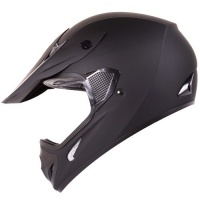 Matte Black Motocross ATV Dirt Bike Open Face Helmet Model#602 Matte Black Motocross ATV Dirt Bike Open Face Helmet Model#602