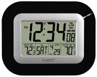 La Crosse Technology WS-8115U-B Digital Wall Clock with Indoor and Outdoor Temperature La Crosse Technology WS-8115U-B Digital Wall Clock with Indoor and Outdoor Temperature