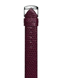 Complement your Philip Stein watch head with this interchangeable genuine lizard strap. Complement your Philip Stein watch head with this interchangeable genuine lizard strap.