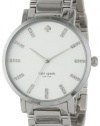 Kate Spade Watches Women's 1YRU0095 Large Stainless Crystal Markers Gramercy Watch