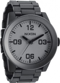 Nixon Corporal SS Matte Black IP Stainless Steel Mens Watch A3461062 Nixon Corporal SS Matte Black IP Stainless Steel Mens Watch A3461062