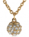 T Tahari Essentials Fireball Gold Pendant Necklace