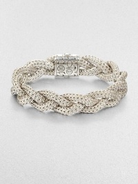 From the Classic Chain Collection. This nature-inspired style from a socially and environmentally responsible brand features intricately designed sterling silver chains in a braided style. Sterling silverLength, about 7.25Push clasp closureImported From the Classic Chain Collection. This nature-inspired style from a socially and environmentally responsible brand features intricately designed sterling silver chains in a braided style. Sterling silverLength, about 7.25Push clasp closureImported
