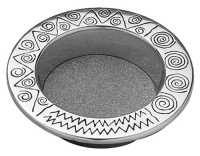 Wilton Armetale Reggae Wine Bottle Coaster, Round, 6-3/4-Inch Wilton Armetale Reggae Wine Bottle Coaster, Round, 6-3/4-Inch