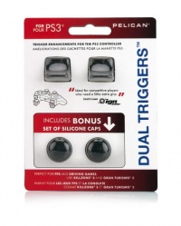 PDP Pelican PS3 Dual Triggers with Bonus Silicone Caps PDP Pelican PS3 Dual Triggers with Bonus Silicone Caps