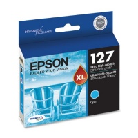 Epson T127220 DURABrite Ultra 127 Extra High-capacity Inkjet Cartridge -Cyan Epson T127220 DURABrite Ultra 127 Extra High-capacity Inkjet Cartridge -Cyan