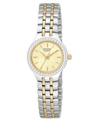 Beautifully refined. Add pretty polish to every day with this watch by Citizen. Beautifully refined. Add pretty polish to every day with this watch by Citizen.
