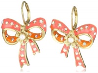 Betsey Johnson Farmhouse Bow Drop Earrings Betsey Johnson Farmhouse Bow Drop Earrings