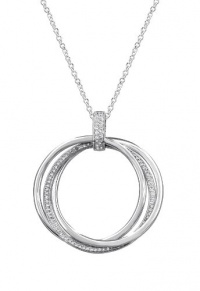Effy Jewlery Pave Classica Diamond White Gold Circle Pendant, .30 TCW Effy Jewlery Pave Classica Diamond White Gold Circle Pendant, .30 TCW