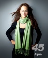 Hollywood Solid Pashmina Scarf, Aqua