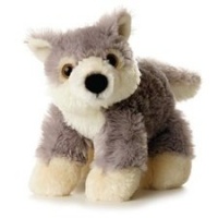 Aurora WOOLSEY Wolf Mini Flopsie 8 Plush Beanbag Aurora WOOLSEY Wolf Mini Flopsie 8 Plush Beanbag