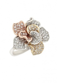 Effy Jewlery Jardin Pave Rose Diamond Ring, 1.57 TCW Ring size 7 Effy Jewlery Jardin Pave Rose Diamond Ring, 1.57 TCW Ring size 7