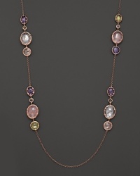 Ippolita Rosé Sugar Kissed Multi Stone Station Necklace In Orchid, 32 Ippolita Rosé Sugar Kissed Multi Stone Station Necklace In Orchid, 32