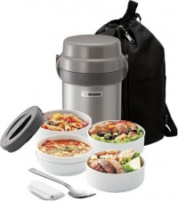 Zojirushi SL-JAE14 Mr. Bento Stainless Steel Lunch Jar, Silver Zojirushi SL-JAE14 Mr. Bento Stainless Steel Lunch Jar, Silver