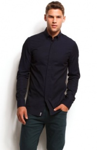 Armani Exchange Tonal Stripe Dress Shirt Armani Exchange Tonal Stripe Dress Shirt