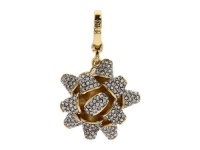 Juicy Couture Ltd Ed Pave Gift Bow Charm Gold Juicy Couture Ltd Ed Pave Gift Bow Charm Gold