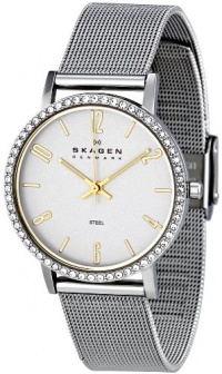 Skagen Women's 922SGS Denmark Silver White Dial Watch Skagen Women's 922SGS Denmark Silver White Dial Watch