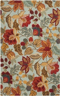 Area Rug 8x10 Rectangle Country & Floral Blue - Multi Color Color - Safavieh Blossom Rug from RugPal Area Rug 8x10 Rectangle Country & Floral Blue - Multi Color Color - Safavieh Blossom Rug from RugPal